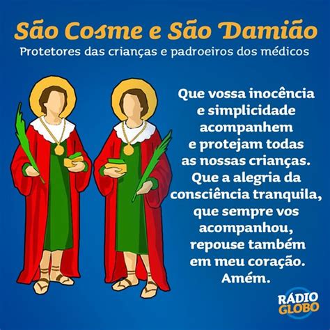 S O Cosme E S O Dami O Ora Ao Cosme E Damiao Cosme E Damiao