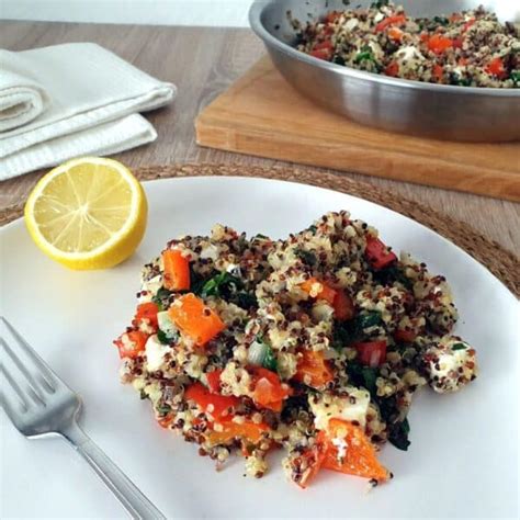 Quinoa Rezept Min Quinoa Pfanne Mit Gem Se Und Feta