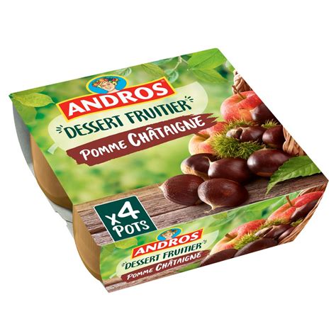 Andros Sp Cialit Pomme Chataigne X G Pas Cher Prix Auchan