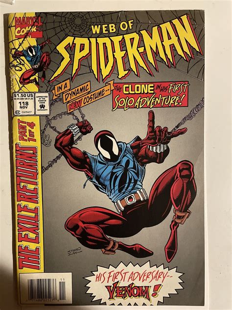 Web Of Spiderman Newsstand St Scarlet Spider Antique Price