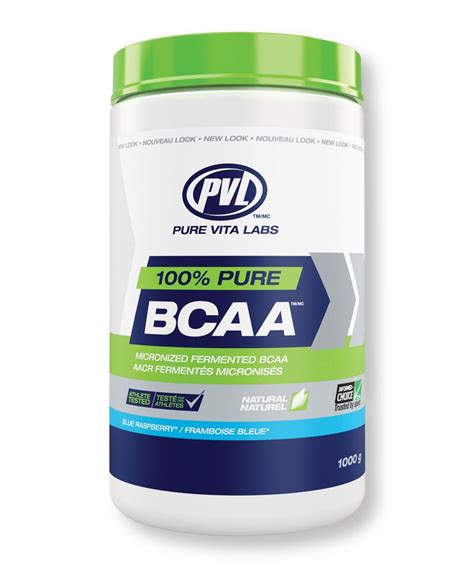 pure bcaa  blue raspberry pvl bodycrafters