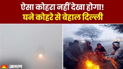 Weather Update Delhi Ncr Witnesses Dense Fog With Zero Visibility Imd Issues Severe Cold Alert