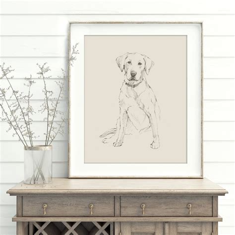 Labrador Retriever Art Print By Ethan Harper Yellow Lab Etsy