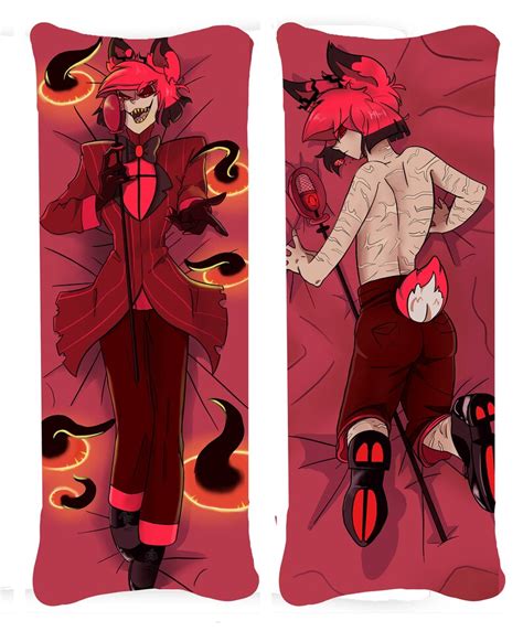 Hazbin Hotel Alastor Dakimakura Demon Soft Body Pillowcase 2 Etsy