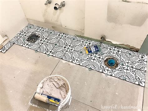 How To Lay Out A Bathroom Floor For Tile Bathroom Tile Designs Then