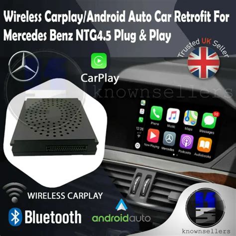 Mercedes Wireless Apple Carplay Android Auto Retrofit A B C Ntg