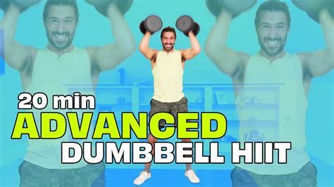 Advanced Dumbbell Hiit 20 Minute Workout The Body Coach Tv The