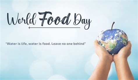 World Food Day Being Observed Today