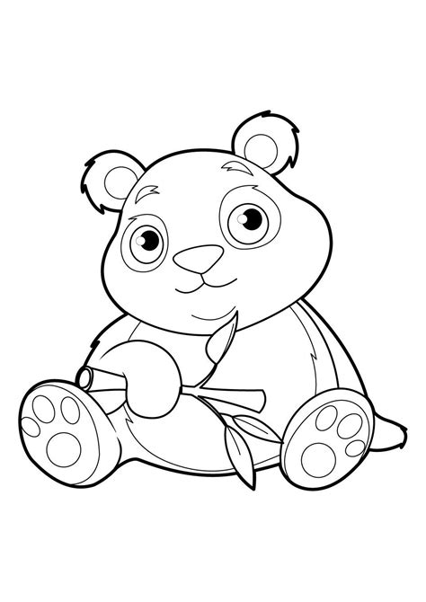 Panda 18 Coloriages Animaux Pandas