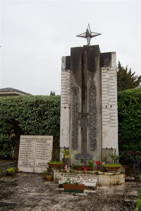 Monumento Ai Caduti E Deportati Di Foligno Pietre Della Memoria