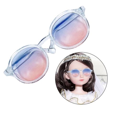 Doll Glasses Colored Dress Up Eyeglasses Mini Dolls Costume Accessories For 12 Inch Other Item