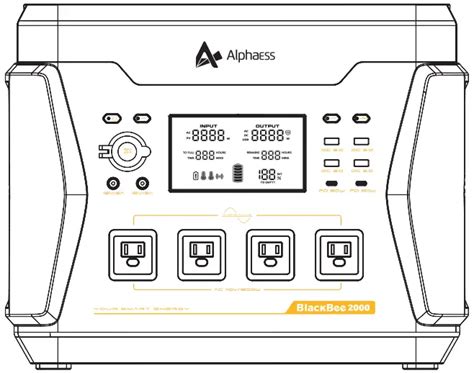 AlphaESS BlackBee2000 Portable Power Station User Manual