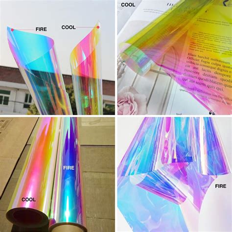 Dichroic Chameleon Window Film Iridescent Colour Changing Tint