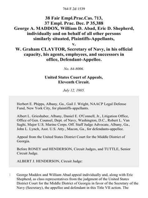 United States Court Of Appeals Eleventh Circuit Pdf Disparate