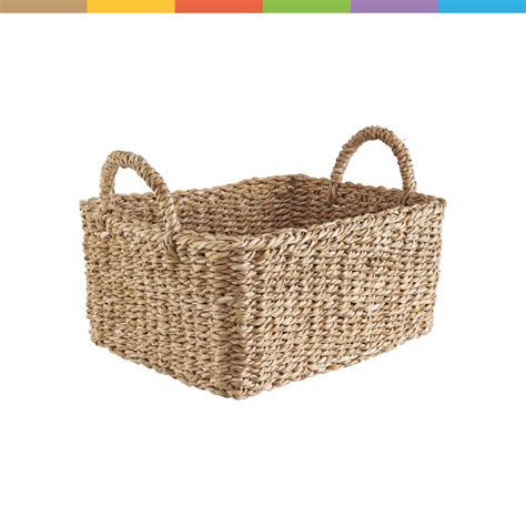 Butlers Erla Cm Wicker Laundry Basket Decorative Wicker Basket