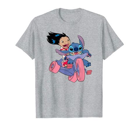 Trends Disney Lilo Stitch Bike Adventure T Shirt Tees Design