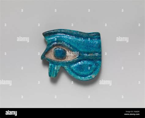 Faience Wedjat Eye Amulet Ca B C Egyptian The Egyptian God