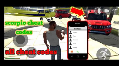 Scorpio Cheat Code New Update All Cheat Codes Indian Bike