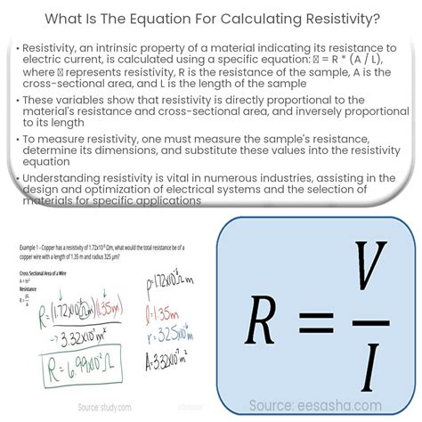 La Ecuación Para Calcular La Resistividad