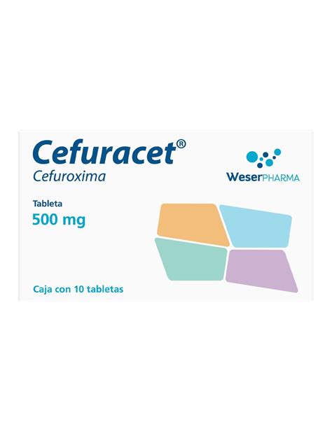 Precio Cefuracet 500 Con 10 Tabletas Recubiertas Farmalisto MX