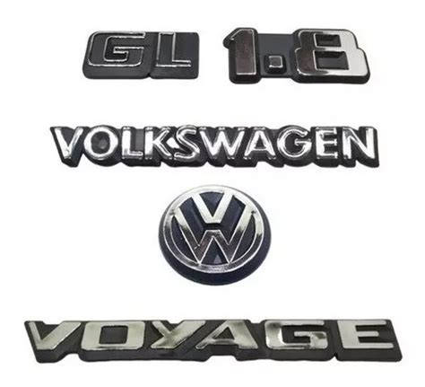 Emblemas Volkswagen Vw Mala Voyage Gl At Frete Gr Tis