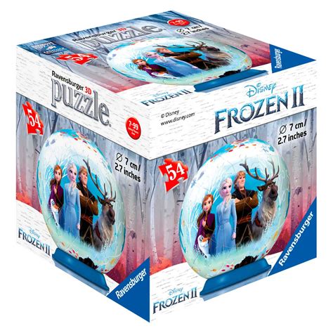 Disney Frozen 2 3D Puzzle 54pcs Thimble Toys