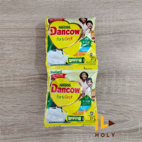 Jual Susu Bubuk Dancow Fortigro Plain Coklat Sachet 27gr Shopee