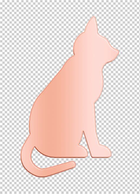 Dibujos Animados Biolog A Icono De Gato Sentado Icono De Gatito Icono