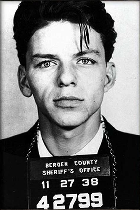 Frank Sinatra Mugshot Digital Art By Damon Cahoon Fine Art America