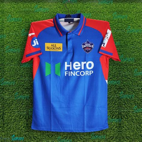 delhi capitals premium jersey  ipl cricket jersey  men dc