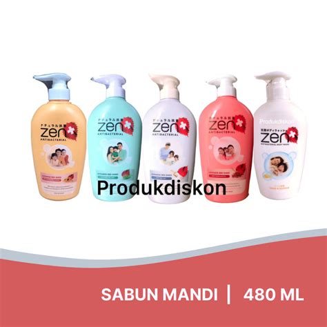 Jual Zen Body Cleanser Sabun Cair Pump Ml Body Foam Shopee Indonesia