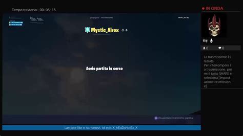 Live Fortnite Ita Gioco Con Voi Iscritto Ricambio Provini Team