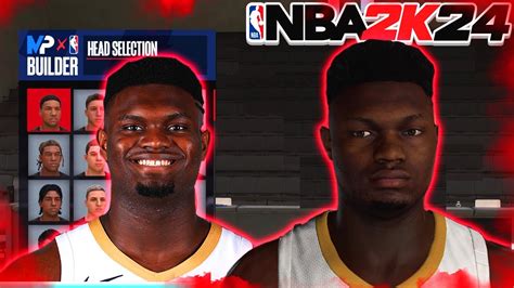 BEST ZION WILLIAMSON FACE CREATION In NBA2K24 BEST ZION WILLIAMSON