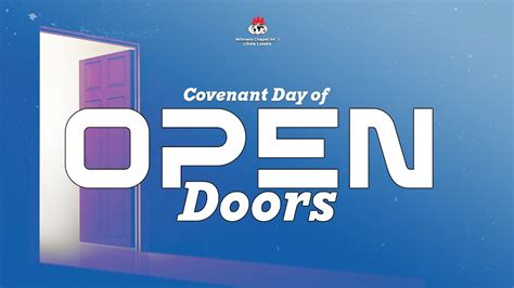 COVENANT DAY OF OPEN DOORS SPECIAL ANOINTING SERVICE 1ST SERVICE