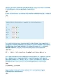 Esercizi Calcolo Combinatorio Docsity