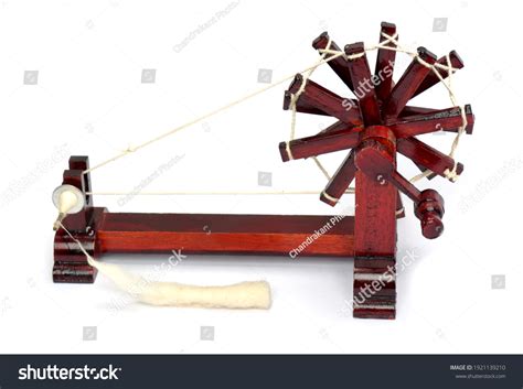 Indias Famous Spinning Wheel Called Charkha Stock Photo 1921139210 ...