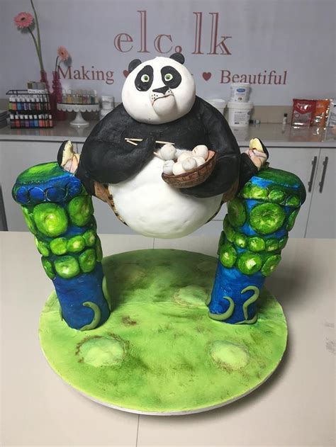 Kungfu Panda Decorated Cake By Savyscakes CakesDecor