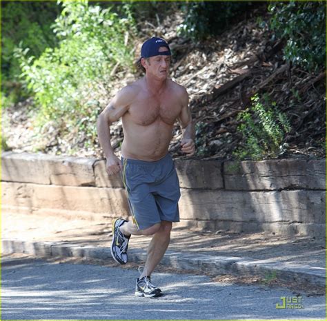 Sean Penn Shirtless Jogging In Malibu Hottest Actors Photo 20769186