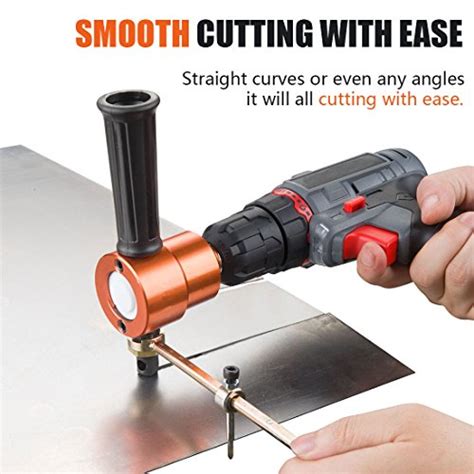 Double Head Sheet Metal Cutter Versatile Nibbler Drill Attachment For