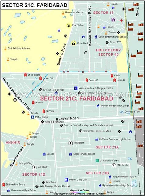 Faridabad Sector Map Leone Genovera