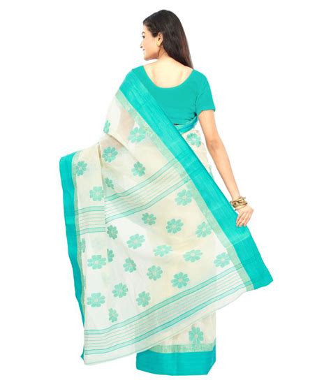 Crochetin Multicoloured Bengal Handloom Saree Buy Crochetin