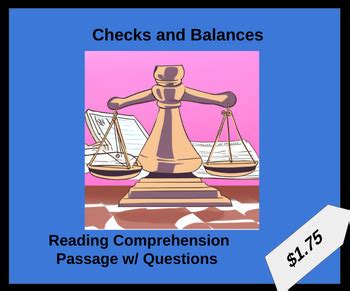 Checks And Balances Reading Comprehension Pdf By Worksheet Central