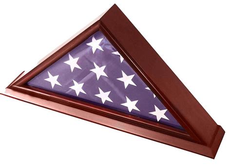 Decomil 5x9 Burialfuneralveteran Flag Elegant Display Case Etsy