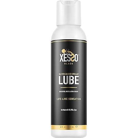 Amazon XESSO Water Based Creamy Lube Unscented 4 Fl Oz Thick