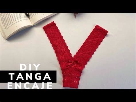 006 DIY tanga encaje elástico YouTube Como hacer ropa interior