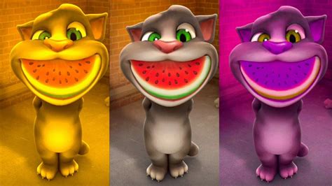 Talking Tom Cat Funny Movement Colors Funny Cat Gameplay Mobile