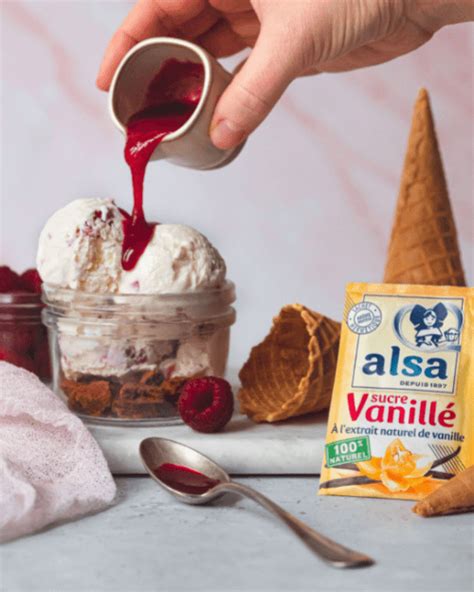 Glace Au Yaourt Et La Framboise Sans Sorbeti Re Alsa Depuis