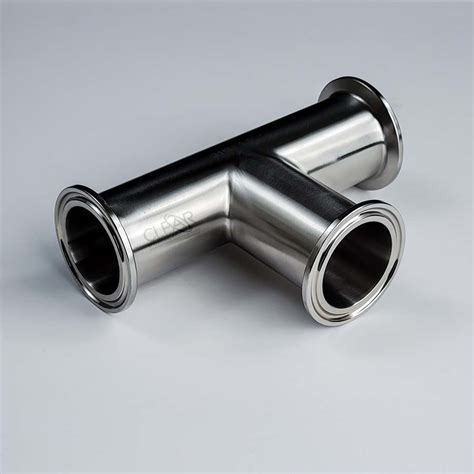 Sanitary Tri Clamp Tee Sanitary Fittings Clear Solutions Inc