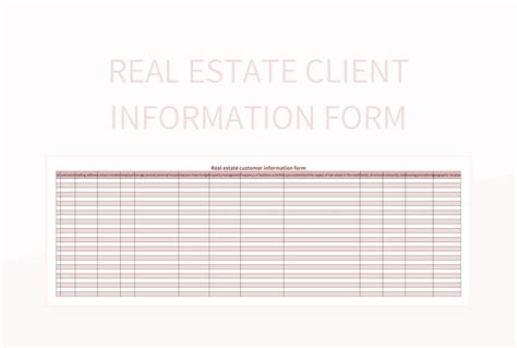 Free Client Database Templates For Google Sheets And Microsoft Excel