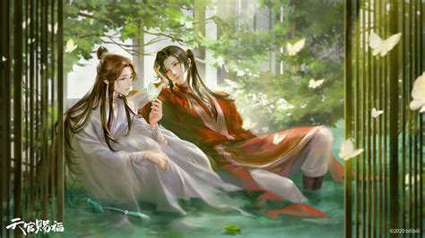 【天官赐福】花怜高清壁纸 哔哩哔哩